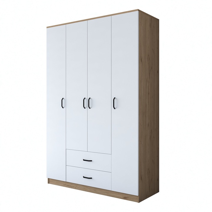 Dulap, Woody Fashion, 140x210x51,5cm, 18mm, cu sertar, fixabil pe perete