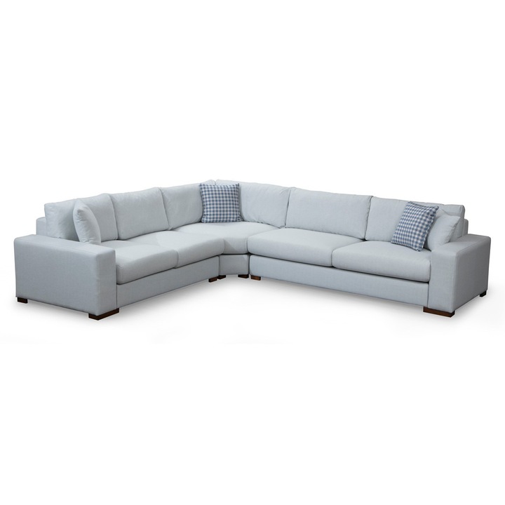 Canapea colt Atelier Del Sofa 282x95x85cm gri