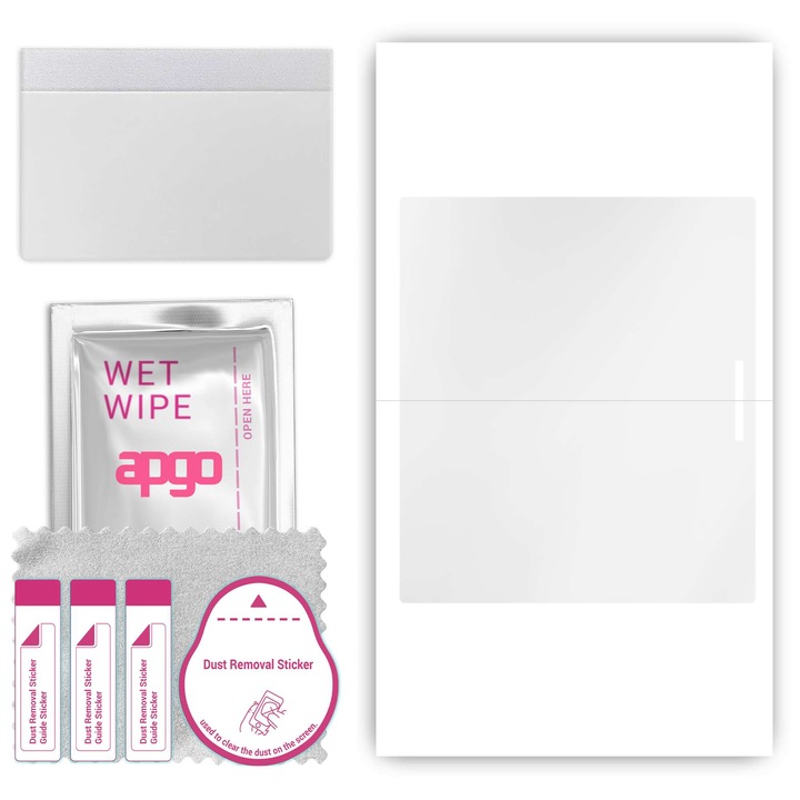 Folie de protectie apgo pentru ONYX Boox Go Color 7 – afisare completa, lucioasa, hidrogel, full glue, 5D