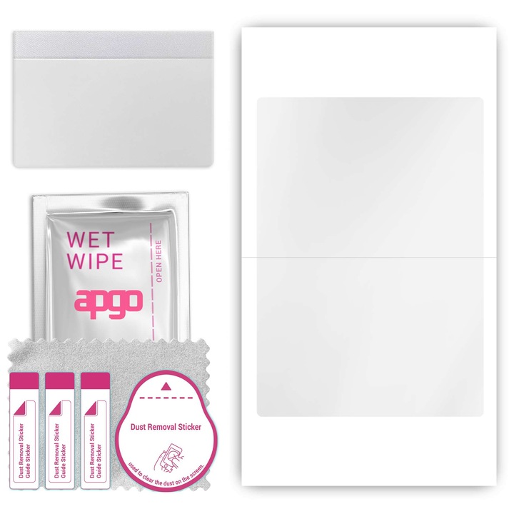 Folie de protectie apgo pentru KOBO Clara Colour – afisare completa, lucioasa, hidrogel, full glue, 5D