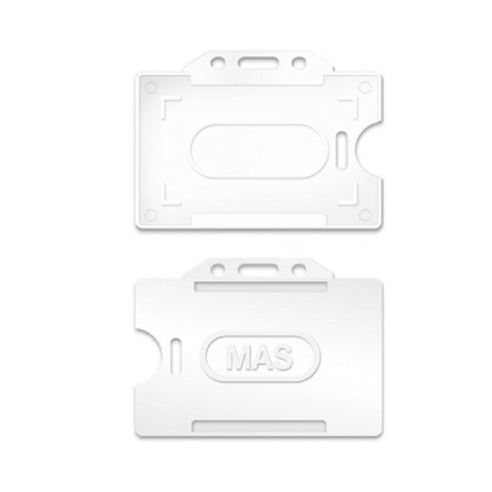 Set suport card orizontal, 86x54 mm, MAS, 100 buc