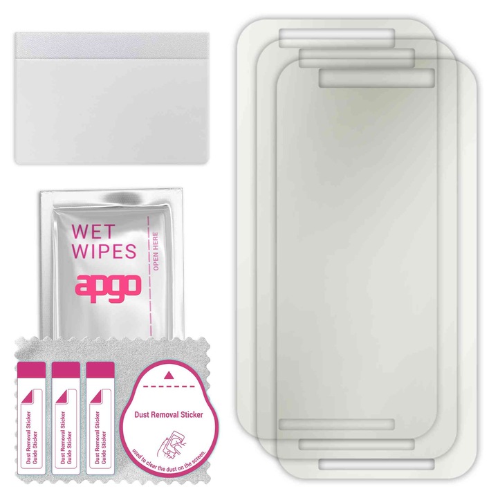 3x МАТОВ apgo протектор за екран за HTC One S9 – самозалепващ се, цял дисплей, хидрогел, защита от надраскване, пълно лепене, 5D