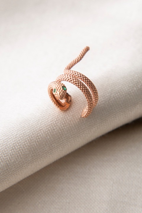 Cercel pentru cartilaj, Heliophilia, argint, rezistent, antialergic, auriu