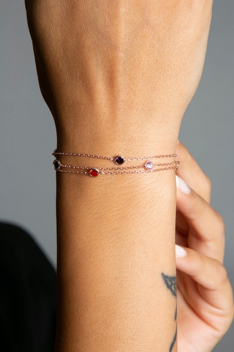 Bratara, Heliophilia, 16+3.5 cm, argint, rezistent