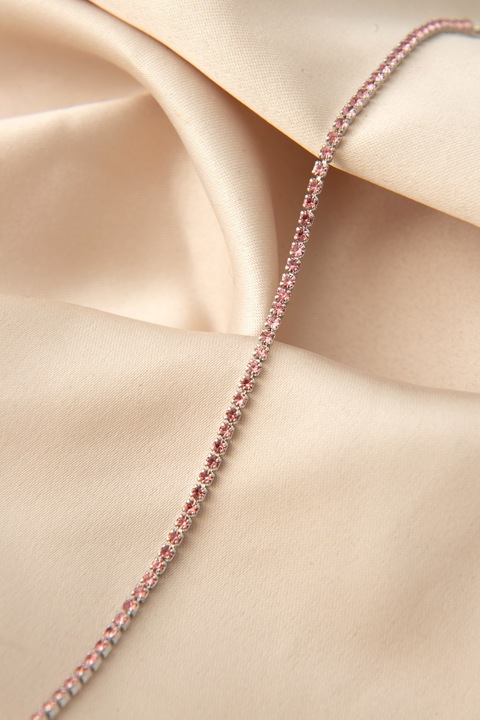 Bratara Heliophilia, metal, 16x4cm, roz