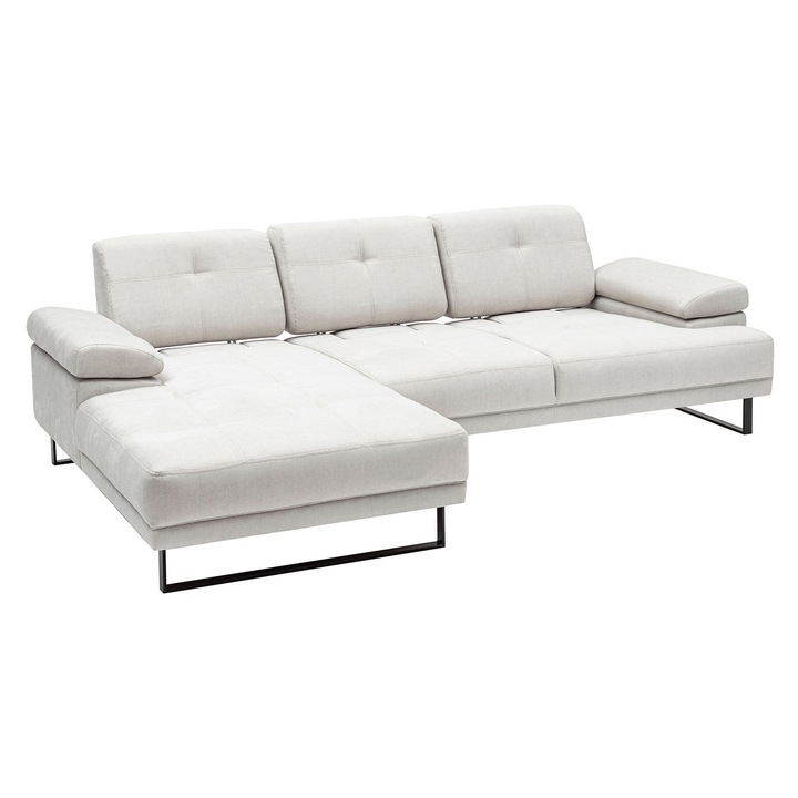 Coltar Atelier Del Sofa, lemn fag/poliester, 174x314x83cm