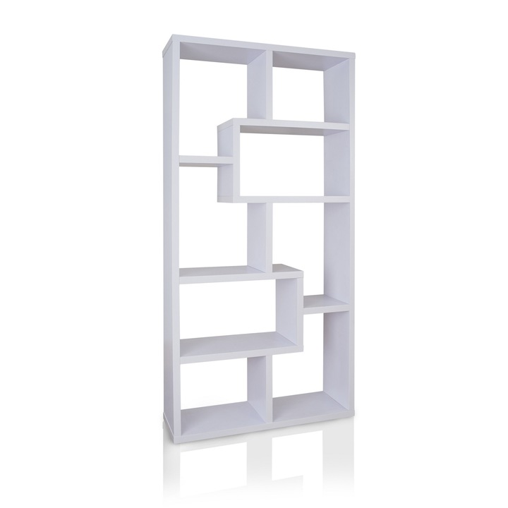 Raft, Woody Fashion, 90x183,6x29,5cm, 18mm, cu multe rafturi, fixabil pe perete