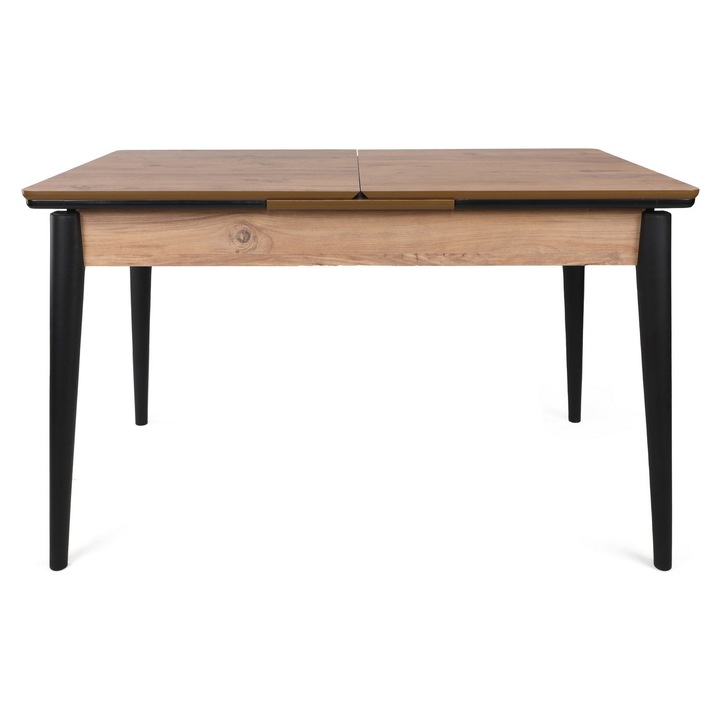 Masa extensibila, Woody Fashion, 130x80x80cm, 166cm extinsa, 35kg capacitate, 1 set