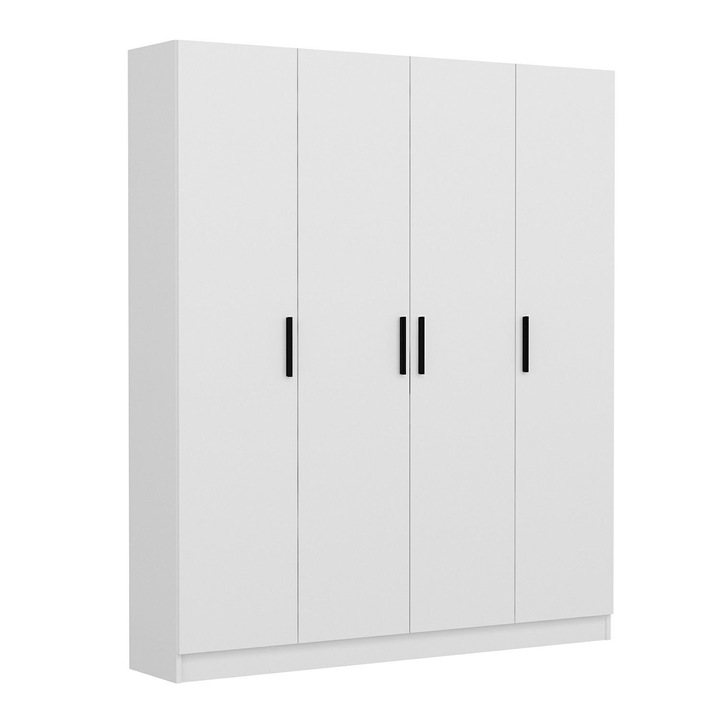 Dulap de hol, Woody Fashion, PAL, 180x210x35cm, alb