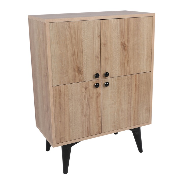 Comoda, Woody Fashion, 70x35x93.5cm, cu rafturi