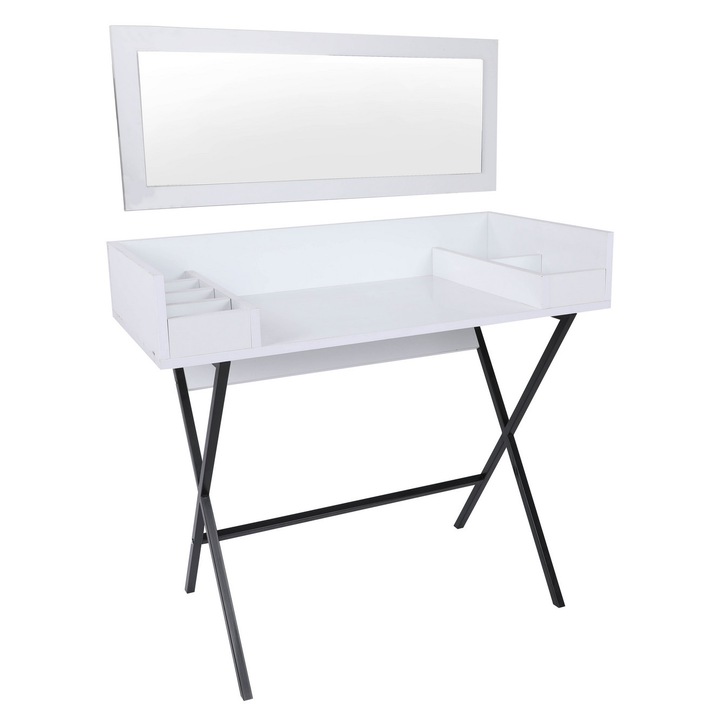 Тоалетка, Woody Fashion, 100x50x89см, С огледало