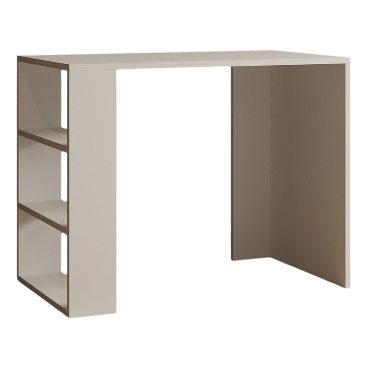 Birou de studiu, Woody Fashion 2222, 90x70x50cm, 18mm, cu rafturi multiple