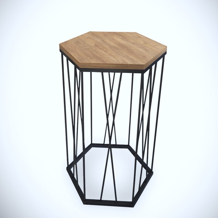 Masa laterala, Woody Fashion, 40x35x62cm, 1 pachet