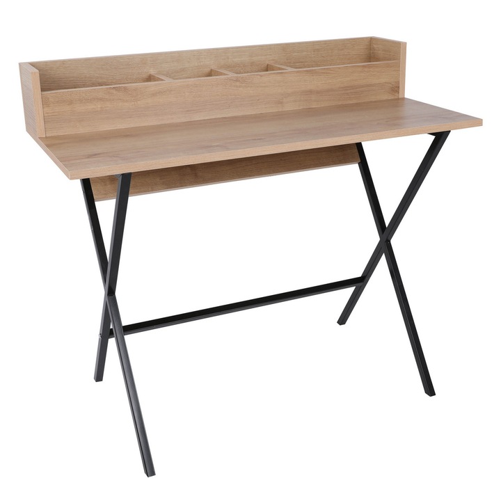 Маса за грим, Woody Fashion, 100x50x89см, 18мм, с метални крака