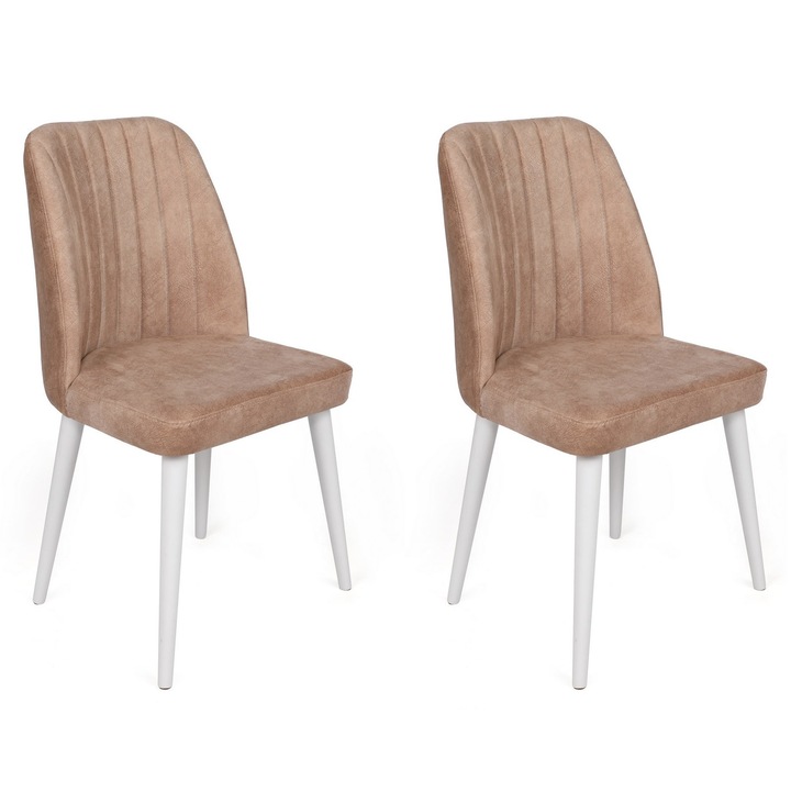 Комплект столове, Woody Fashion, 100% метал, крака от елша, 50x49x90 см, 2 части