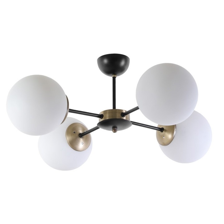 Полилей Opviq 9059 60x25см бял Метален