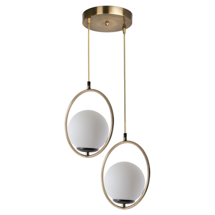 Полилей, Opviq 0422, метален, височина 70 см, диаметър 25 см, фасунга E27, макс. 60 W