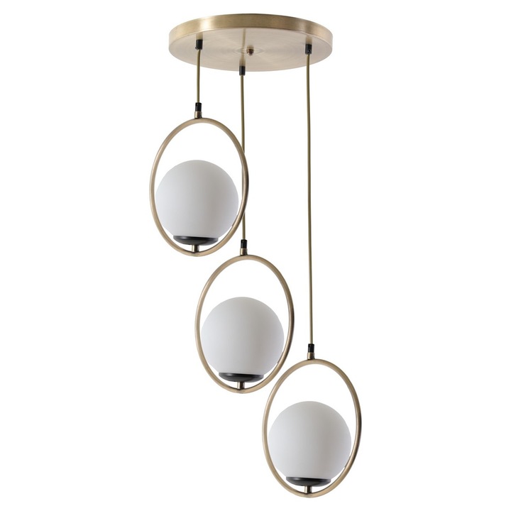 Полилей Opviq, метален, височина 70 см, диаметър 30 см, фасунга E27, макс. 60 W