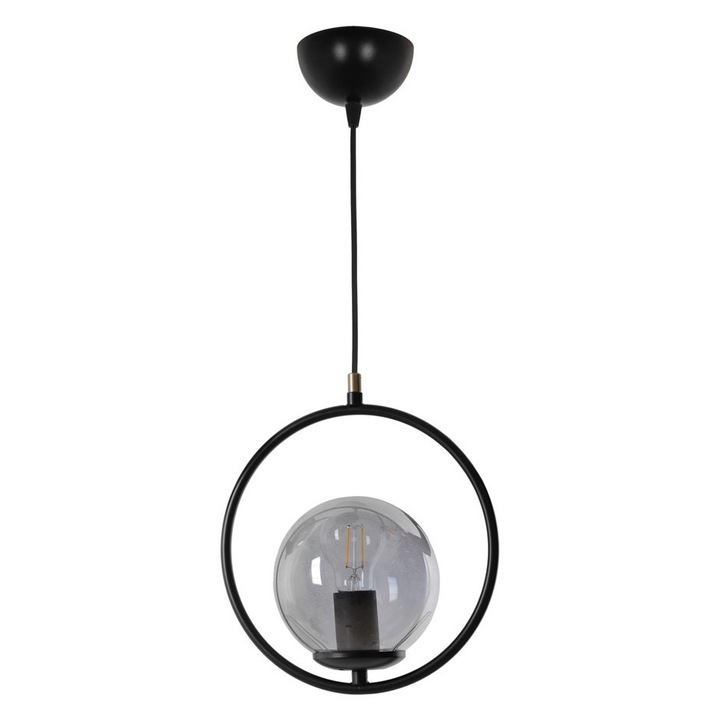 Полилей Opviq 70x30см E27 черен Метален