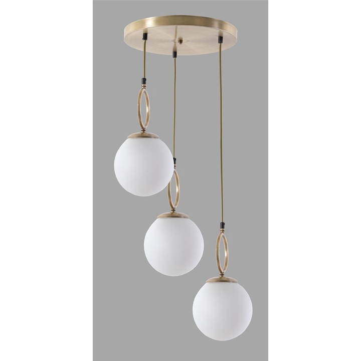 Полилей, Opviq, височина 70 см, диаметър 30 см, метал, фасунга E27