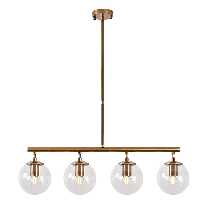 Candelabru Opviq reglabil metal sticla 70x15x43-87cm