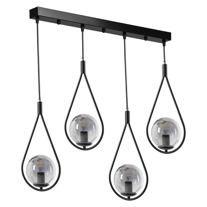 Полилей Opviq 65x20x70см метален регулируем E27