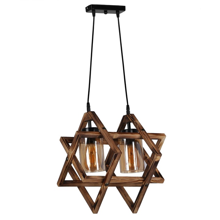 Полилей Opviq, Метален/стъклен, 80 см