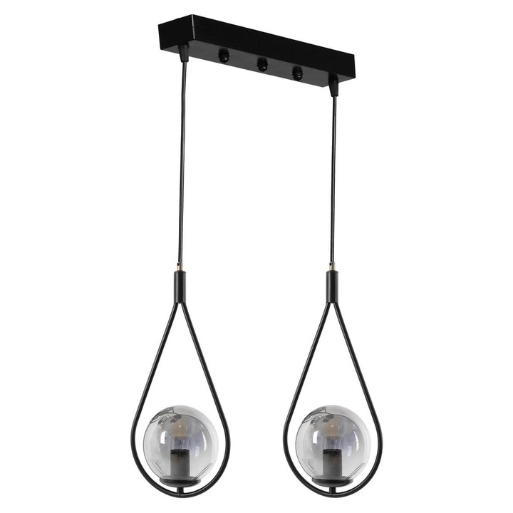 Полилей Opviq 45x20x70см метален регулируем E27