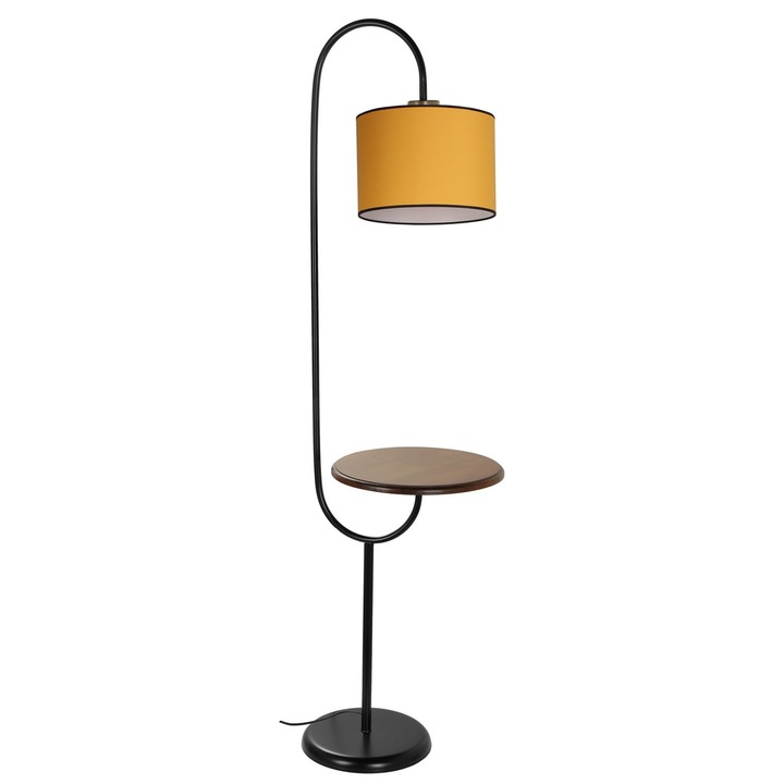Lampadar, Opviq, 20cm, 30cm, 160cm, 38x38cm, metal, lemn