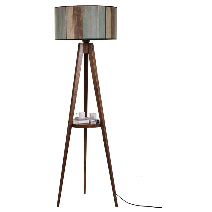 Подова лампа, Opviq 5168, 100% ела, обща височина 153 см