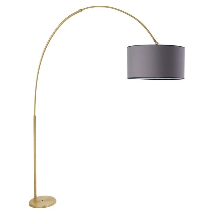 Lampadar, Opviq 5848, metal, crom mat, inaltime ajustabila, 40 cm, 155-220 cm