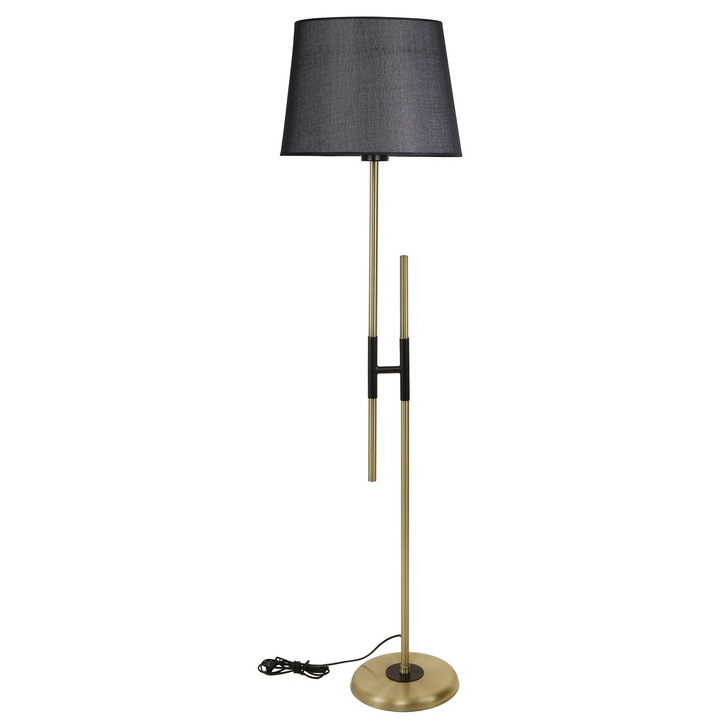 Lampadar, Opviq, metal, cromat, 30cm, 165cm
