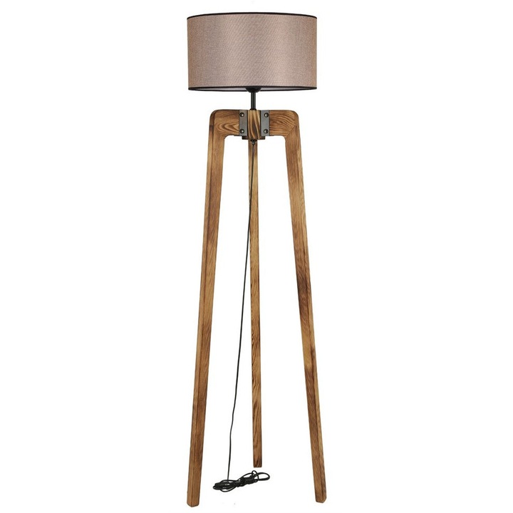 Állólámpa, Opviq, 170cm, 42x45cm, fa, elektrosztatikus