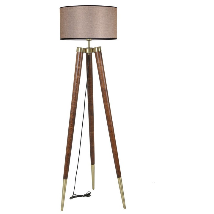 Állólámpa, Opviq, 48 cm talpátmérő, 45 cm lámpabúra átmérő, 160 cm magasság, E27