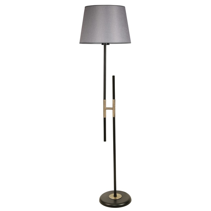 Lampadar, Opviq, metal, cromat, 30cm, 165cm