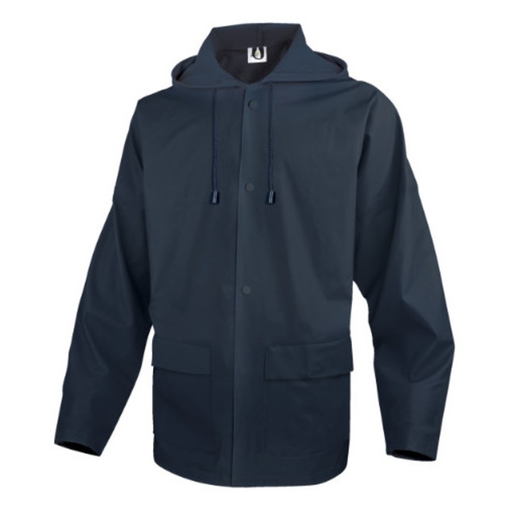 Jacheta de ploaie impermeabila cu membrana din PVC/PU, culoarea bleumarin - 900VES S BLEUMARIN