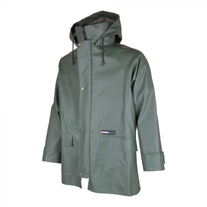 Jacheta impermeabila verde cu gluga, Ardon AAQ 103 XXL VERDE