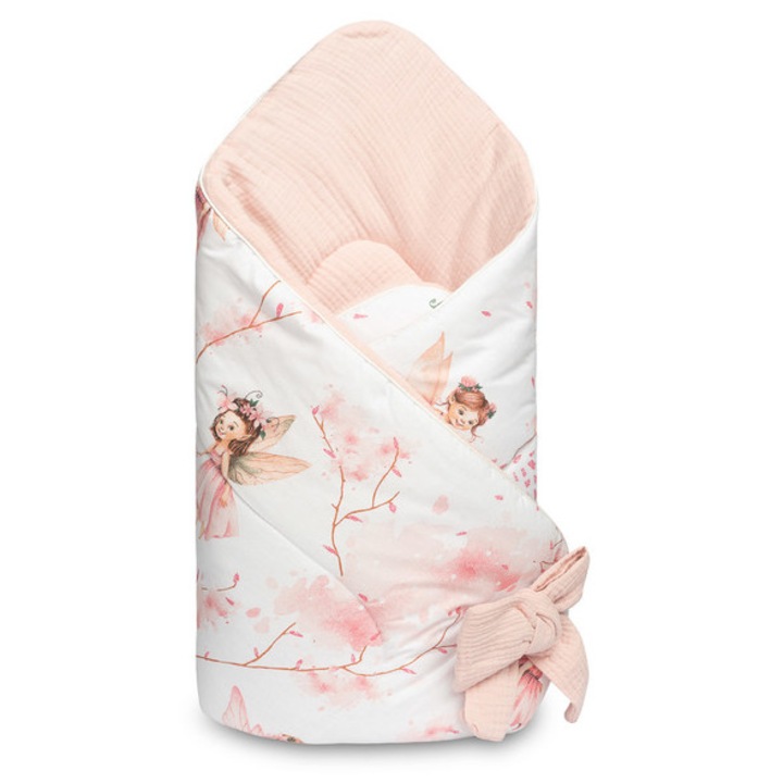 Бебешко одеяло, Sensillo, розово, 75x75 см, антиалергично