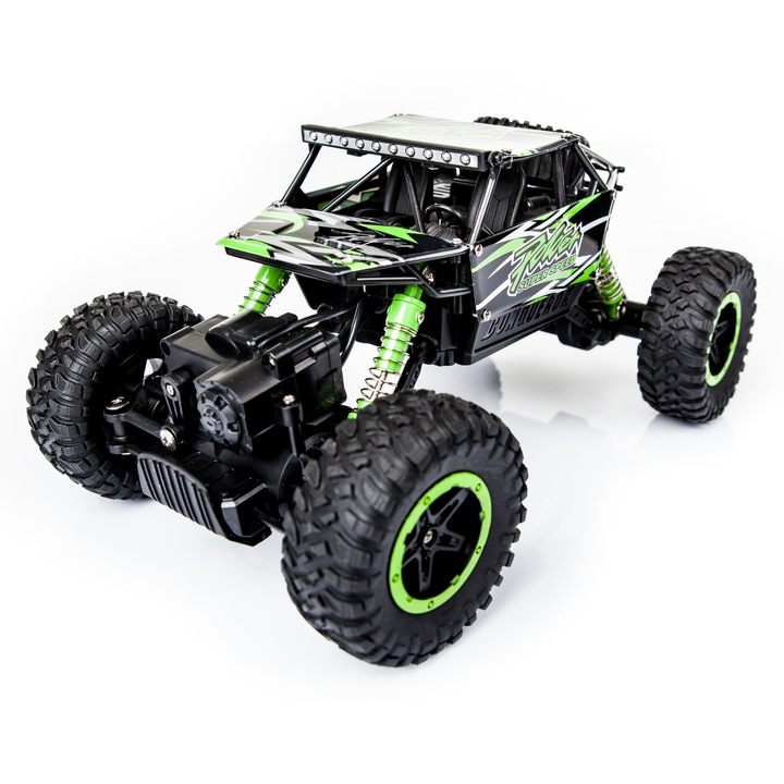RC количка HB Rock Crawler 1:18 4WD, 2.4GHz, зелена, 28x15x16см