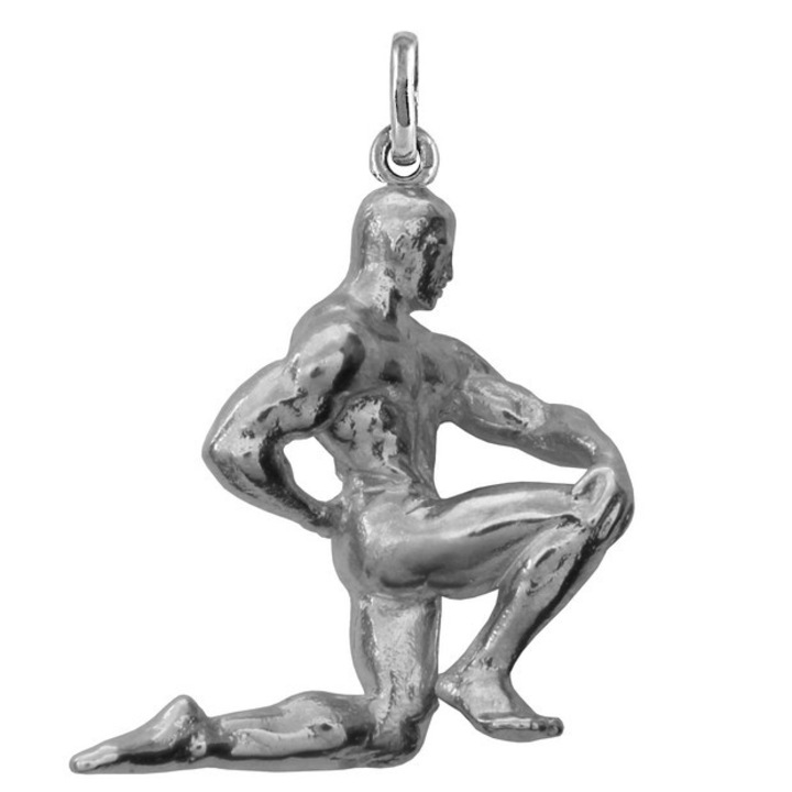 Testépítő ezüst medál, ezüst ékszer h1943