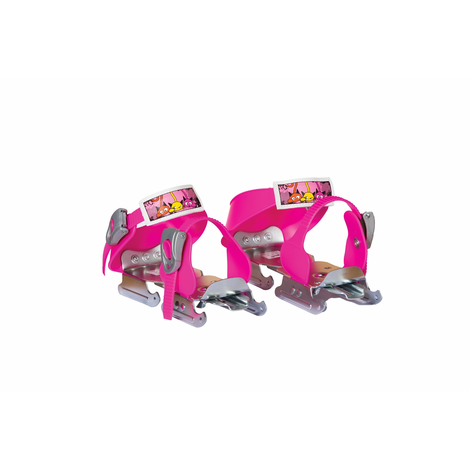 Patine cu lama dubla X-Fact pentru fete, roz, reglabile de la 24-31