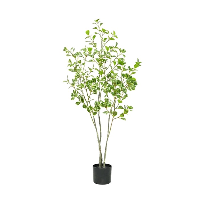 Copac artificial Ficus, 150cm, frunze in forma de inima, fara intretinere