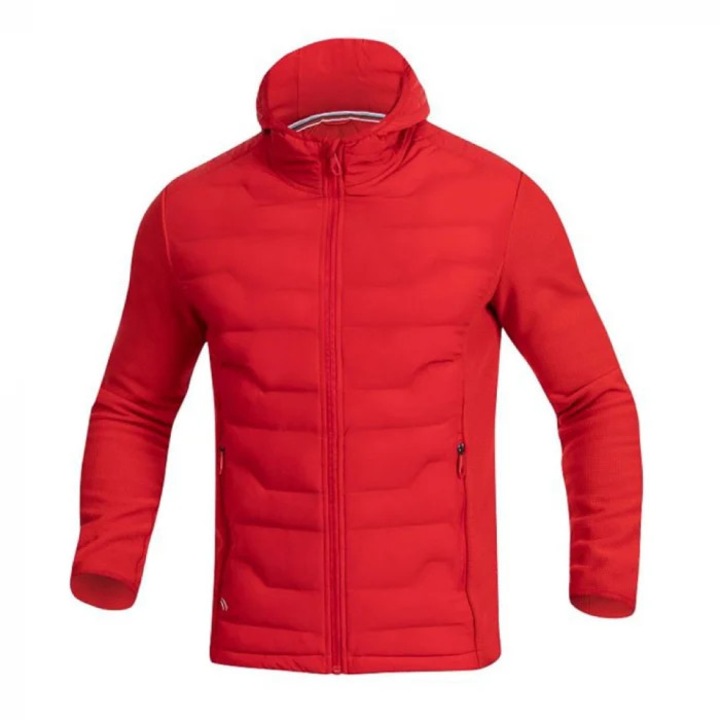 Jacheta de iarna cu gluga rosie, culoarea rosu, 88% nailon, 12% spandex, Ardon NYPAXX XXL ROSU