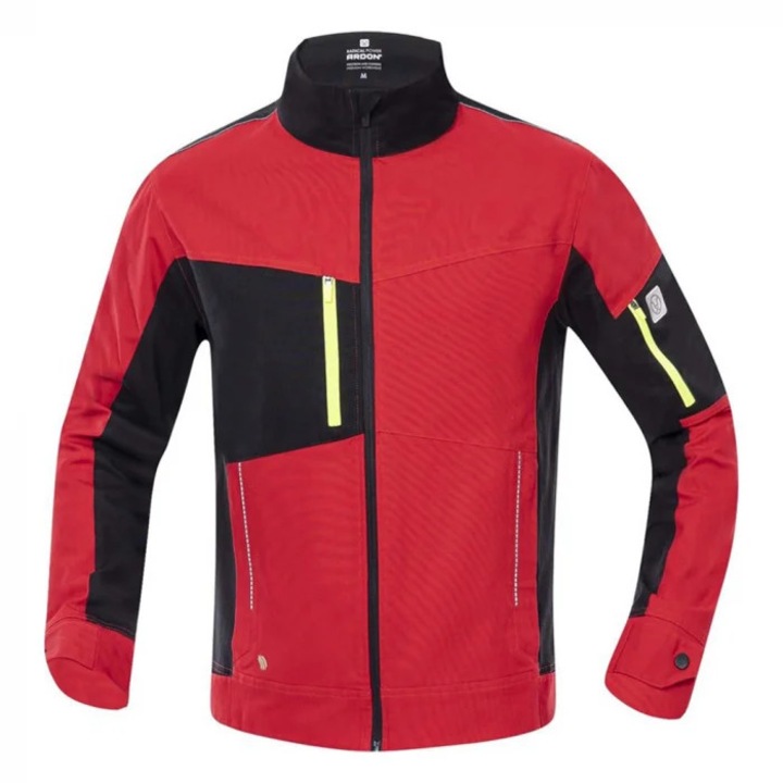 Jacheta de lucru rosie 98% bumbac, culoarea rosu, Ardon 4XSTRETCH XXL ROSU