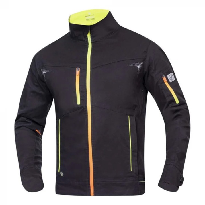 Jacheta de lucru neagra bumbac 98%, culoarea negru, Ardon CREATRON XXL NEGRU