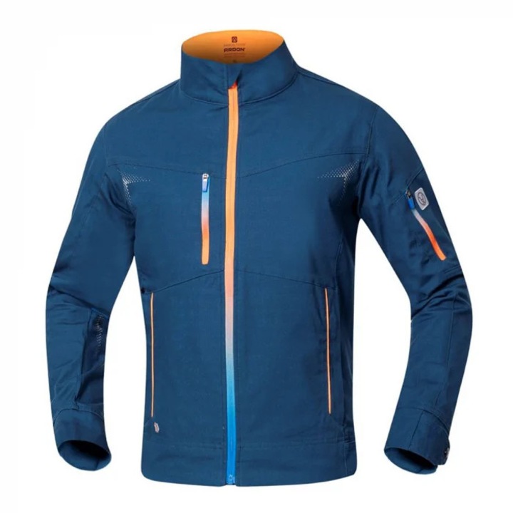 Jacheta de lucru albastra bumbac 98%, culoarea albastru, Ardon CREATRON S ALBASTRU