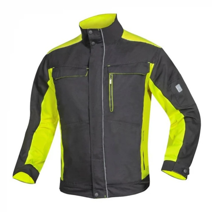 Jacheta de iarna neagra-galbena, culoarea negru, Ardon NEON XL NEGRU-GALBEN