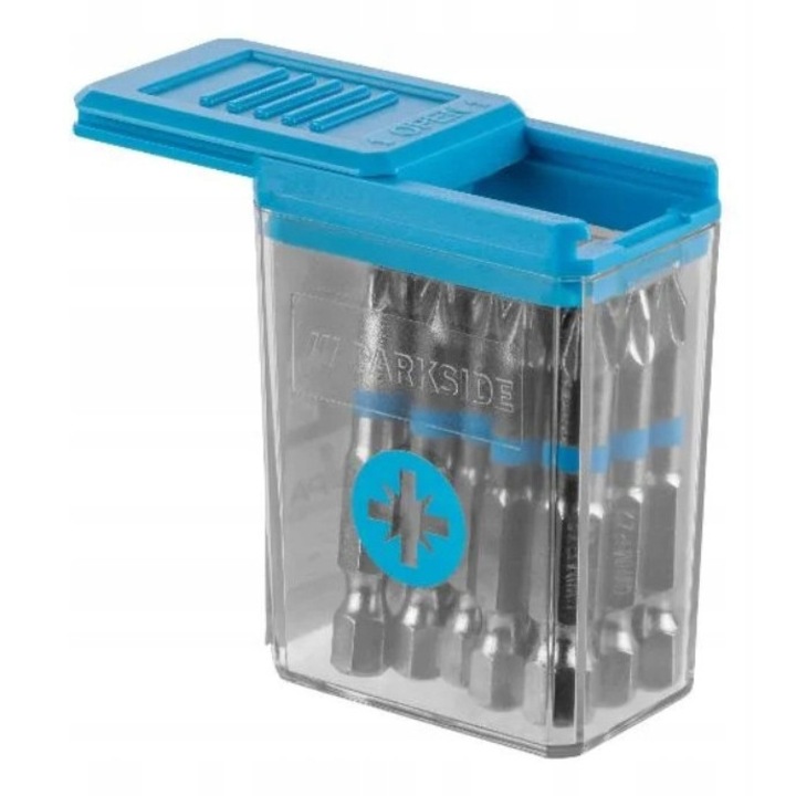 ParkSide 15 bites készlet, PZ2, 50 mm, 6,3 mm