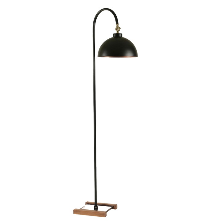Opviq 6598 fekete fém lámpa 25x25x165cm E27