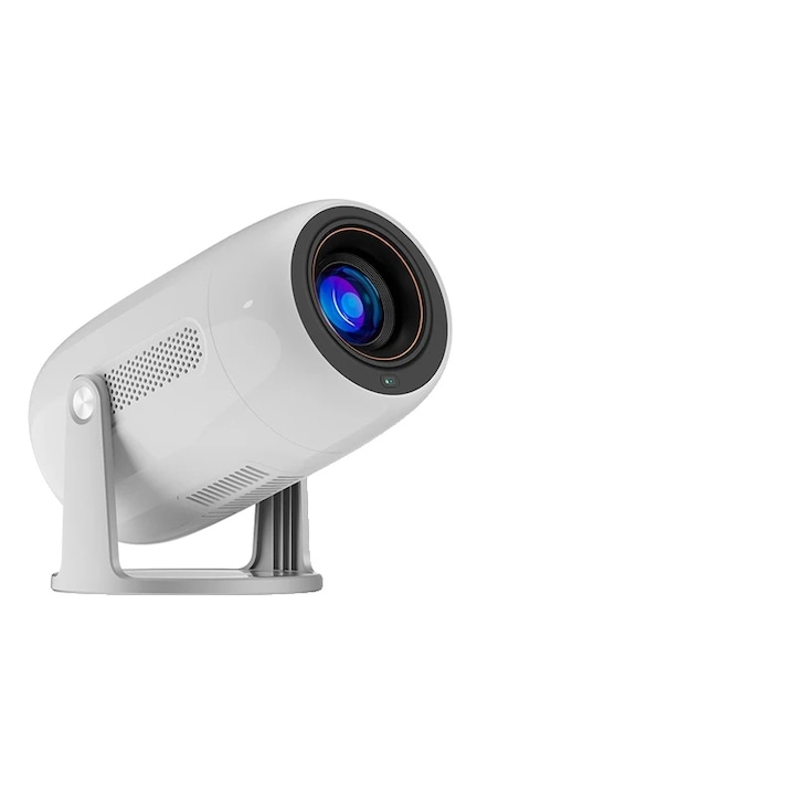 Мини преносим видео проектор, 100 м, 1920x1080 dpi, 680 ANSI лумена, автофокус, 30-300 инча, I-щепсел
